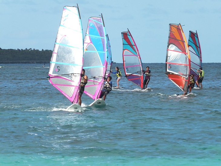 Course planche à voile