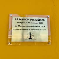 Inauguration maison des médias