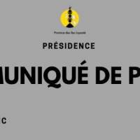 communiqué de presse